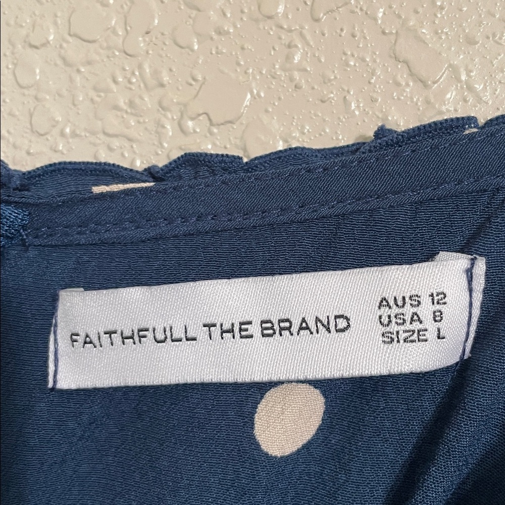 Faithfull the Brand Blue and White Jumpsuit - Picture 9 of 11